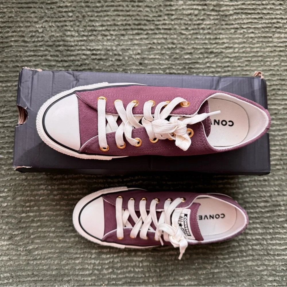 CONVERSE Purple Chuck Taylor All Star Suede sneakers - Picture 3 of 5